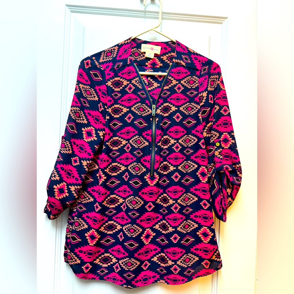 Aztec dress shirt